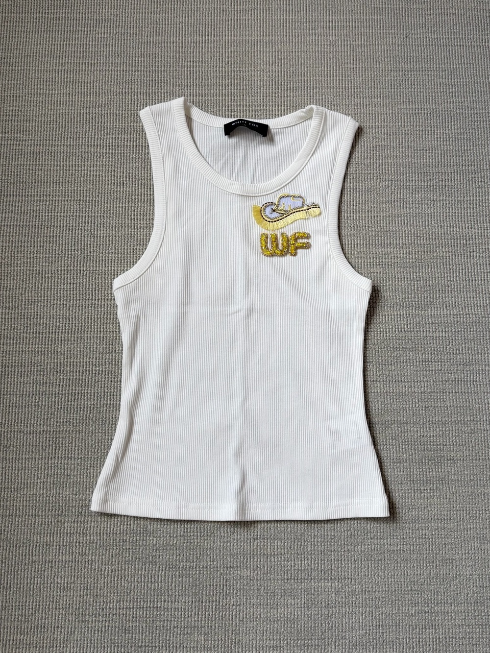 White Fox Tank Top